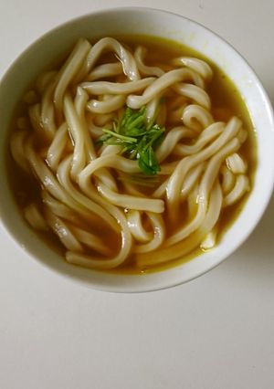 器1つだけ！簡単！一人ご飯にカレーうどん-レシピのメイン写真