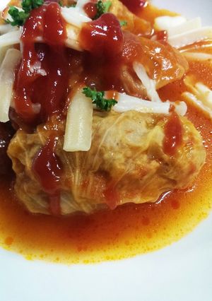 トマト缶詰×ロールキャベツ-レシピのメイン写真