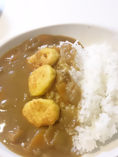 カレーにナゲット-レシピのメイン写真