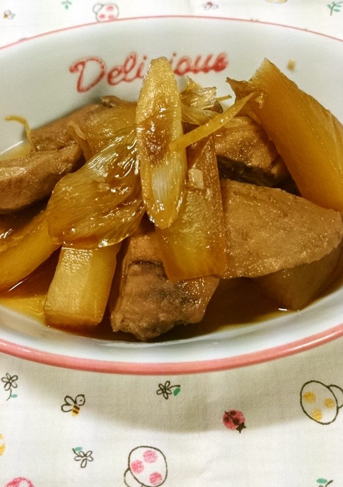 まぐろの頭肉＊まぐろ大根-レシピのメイン写真
