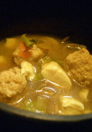 ♪鶏だんご味噌けんちん♪-レシピのメイン写真