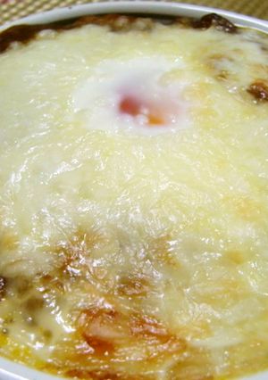 ★リメイク＊納豆入りチーズ焼きカレー＊♪-レシピのメイン写真