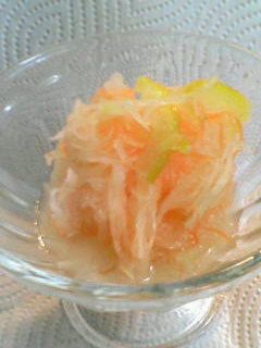 自家製ゆず茶deなます♪-レシピのメイン写真
