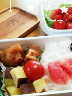トマトのマリネお弁当。-レシピのメイン写真