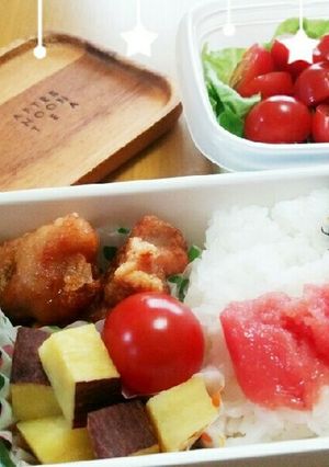 トマトのマリネお弁当。-レシピのメイン写真