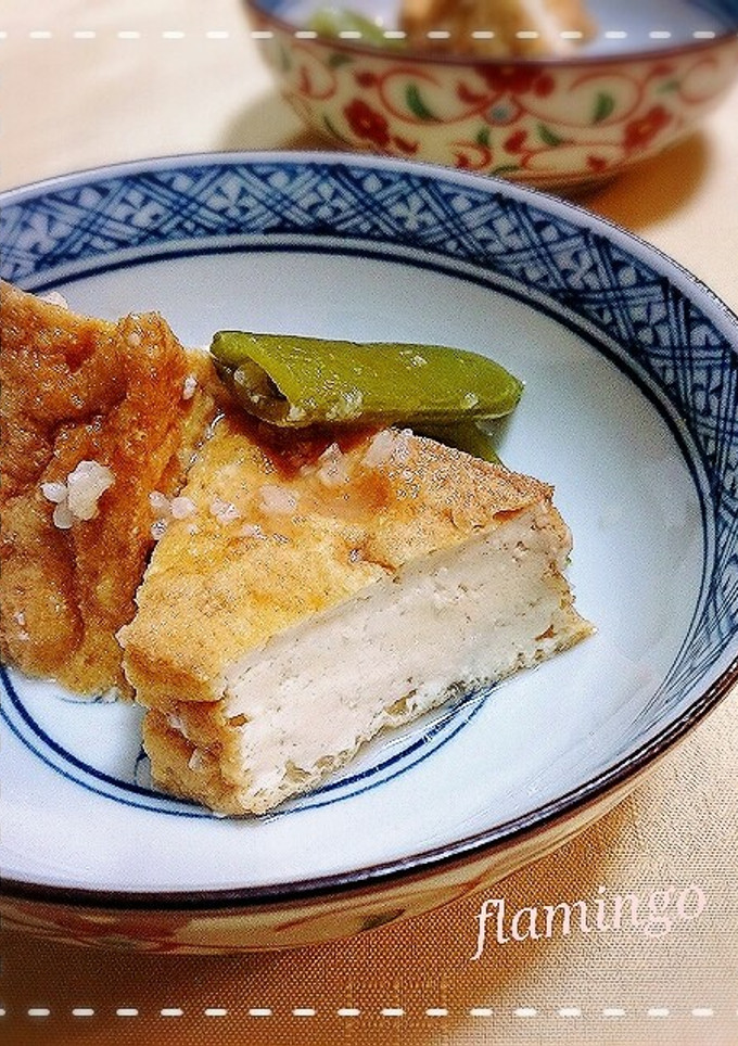 厚揚げのさっぱり塩麹煮物-レシピのメイン写真