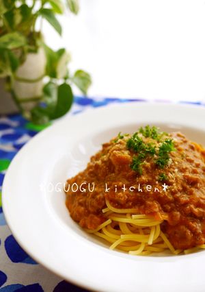 簡単！懐かしい！給食の！？ミートソース♡-レシピのメイン写真