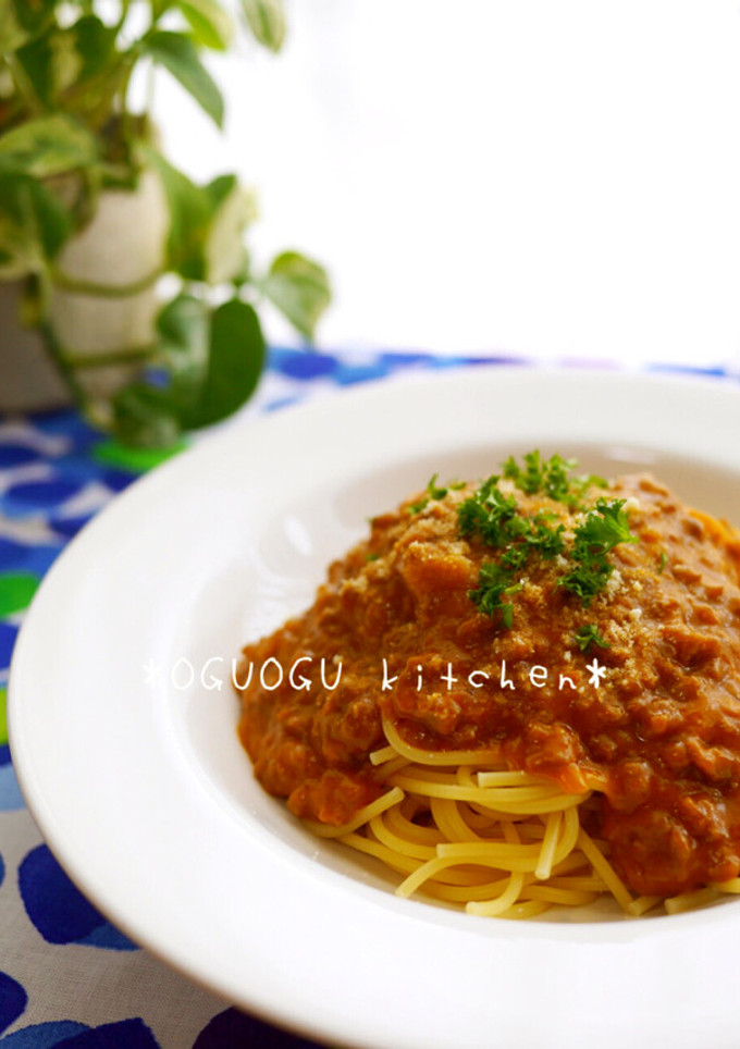 簡単！懐かしい！給食の！？ミートソース♡-レシピのメイン写真