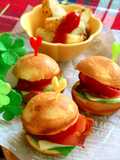 たこ焼き器で簡単かわいい☆プチバーガー♪
