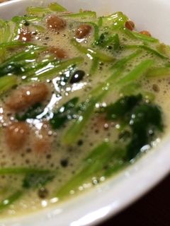 三つ葉の納豆和え-レシピのメイン写真