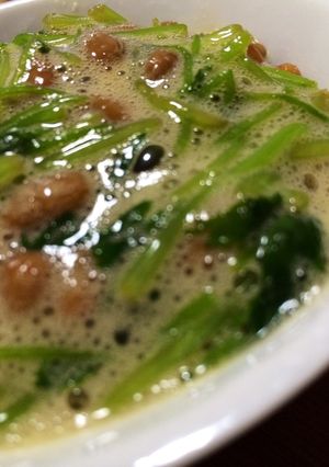 三つ葉の納豆和え-レシピのメイン写真
