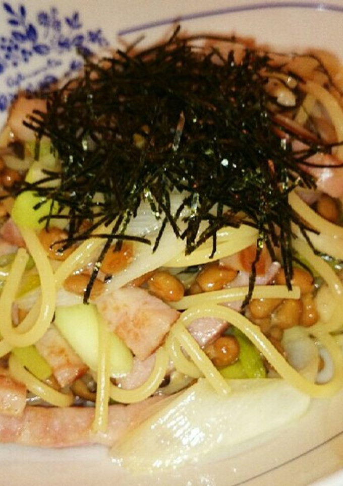 納豆と柚子胡椒のパスタ-レシピのメイン写真