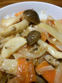 厚揚げと野菜たち、丼。-レシピのメイン写真