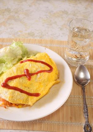 チャーハン道! たっぷり野菜のオムライス-レシピのメイン写真