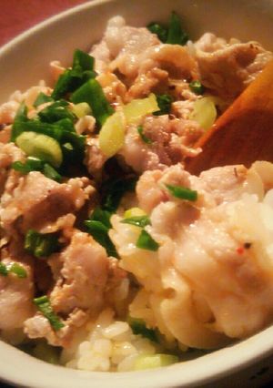 手抜きで美味!冷やしゃぶ豚ぽん丼-レシピのメイン写真