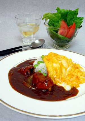 【農山漁村の宝】富良野オムカレー-レシピのメイン写真