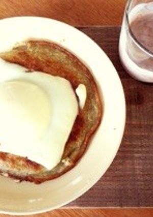 エッグベネディクト風パンケーキ-レシピのメイン写真