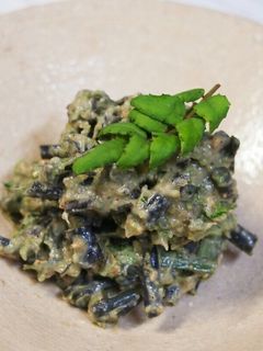 わらびの胡麻味噌和え-レシピのメイン写真