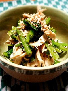 みつばと鶏ササミの*辛子和え-レシピのメイン写真