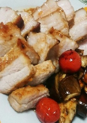 豚バラブロックのマーマレードタレ焼き-レシピのメイン写真