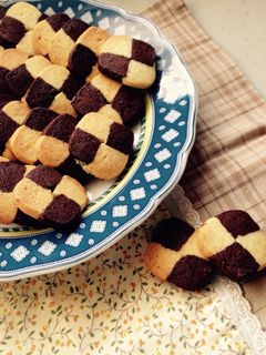 アイスボックスクッキー 市松模様❁-レシピのメイン写真