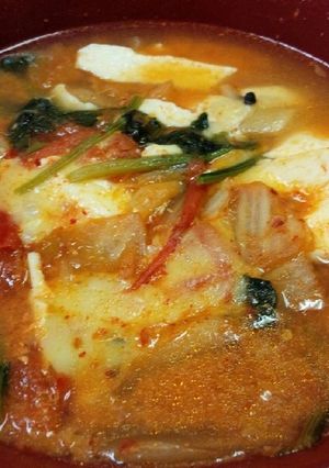 簡単チーズスンドゥブ-レシピのメイン写真