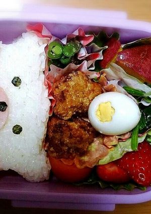☆簡単☆ くまさん キャラ弁-レシピのメイン写真