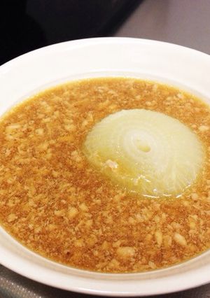 新玉ねぎのコンソメ煮ひき肉スープ-レシピのメイン写真