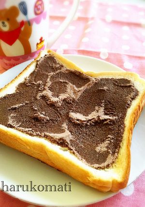 ココナッツオイルココアトースト-レシピのメイン写真