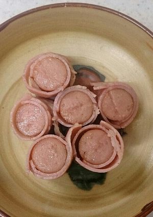 ☆斬新！ウインナーのベーコン巻き☆-レシピのメイン写真