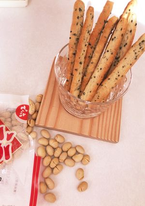 節分☆鬼ポッキー☆ごまクッキー-レシピのメイン写真