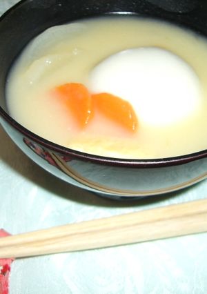 甘党の方はぜひ☆あんもち雑煮-レシピのメイン写真