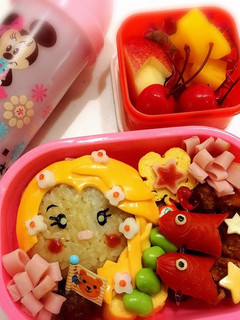 ラプンツェルキャラ弁-レシピのメイン写真
