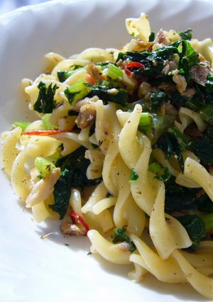 大根の葉で☆パスタ-レシピのメイン写真