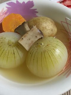 簡単おいしい♪新玉ねぎのスープ煮☆-レシピのメイン写真