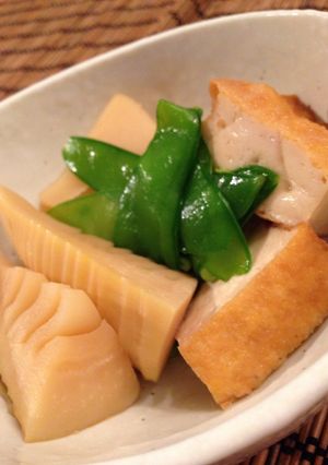 簡単!わが家の筍と厚揚げの煮物-レシピのメイン写真