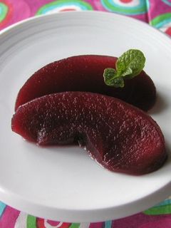 リンゴの赤ワイン煮-レシピのメイン写真
