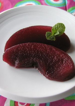 リンゴの赤ワイン煮-レシピのメイン写真