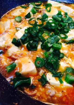 簡単☆キムチの素で♡キムチ麻婆豆腐-レシピのメイン写真