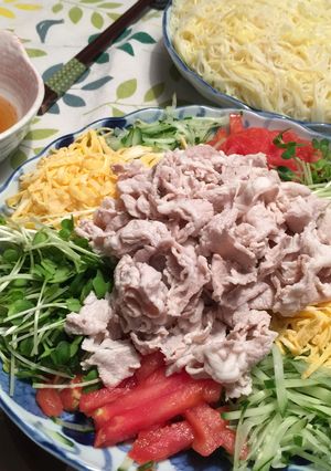 冷しゃぶ素麺-レシピのメイン写真