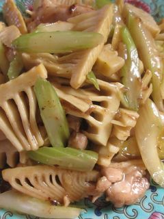 中華★タケノコ・セロリ・鶏もも炒め物-レシピのメイン写真