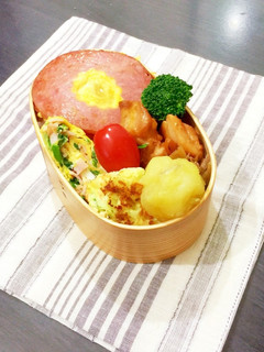 どどんと うずらのハムエッグ弁当-レシピのメイン写真
