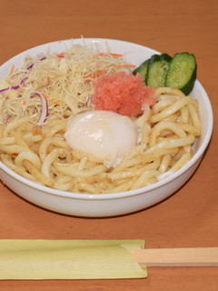 シリーズ明太子 温玉明太焼きうどん-レシピのメイン写真