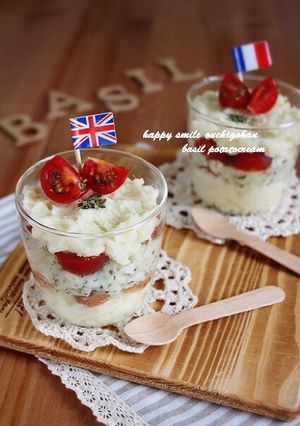 Cafe風*ジェノベーゼポテトサラダ-レシピのメイン写真