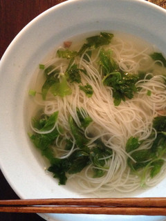 洋風だしのにゅうめん(セロリと生姜)-レシピのメイン写真