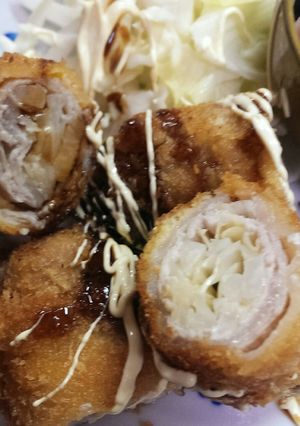 豚ロースたっぷりキャベツの肉巻きフライ◆-レシピのメイン写真