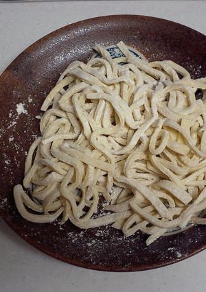 HBで国産小麦の自家製うどん-レシピのメイン写真