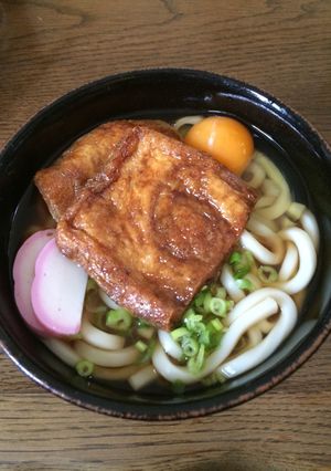 簡単コンコン♪キツネうどん♪-レシピのメイン写真