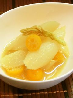 ウドと金柑のみそ煮-レシピのメイン写真