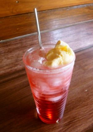 クリームソーダ♪（ザクロ）-レシピのメイン写真